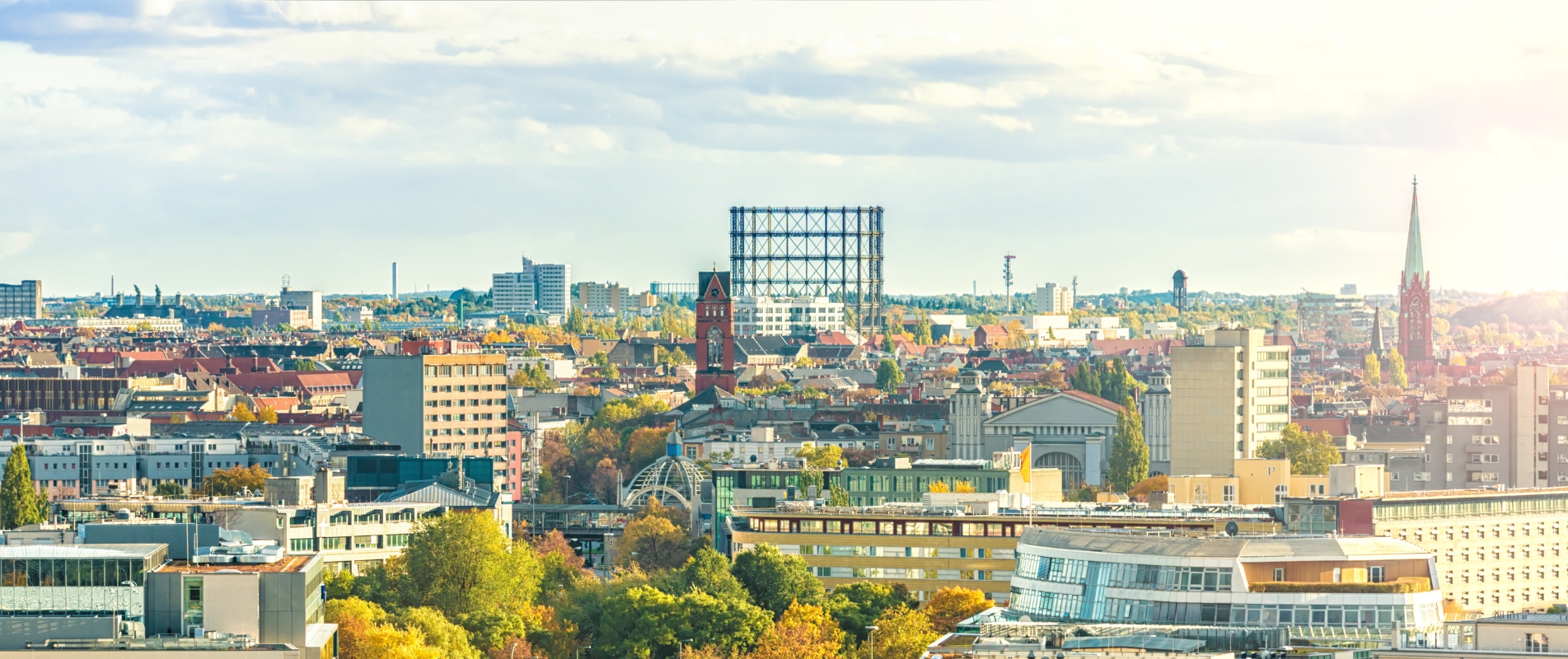 Silhouette von Berlin Schöneberg